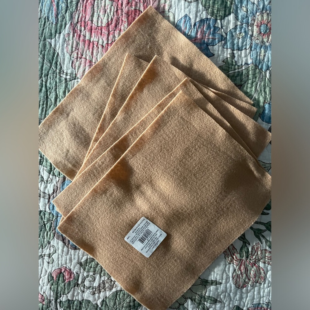 5 Pieces Felt for Art/Crafts etc